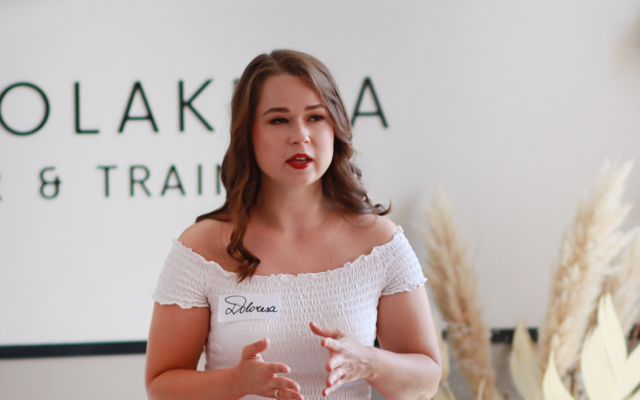 Doloresa Lapiņa vada tīklošanās pasākumu